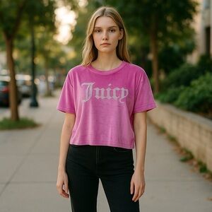 Juicy Couture Pajama Velour Top athleisure loungewear
New